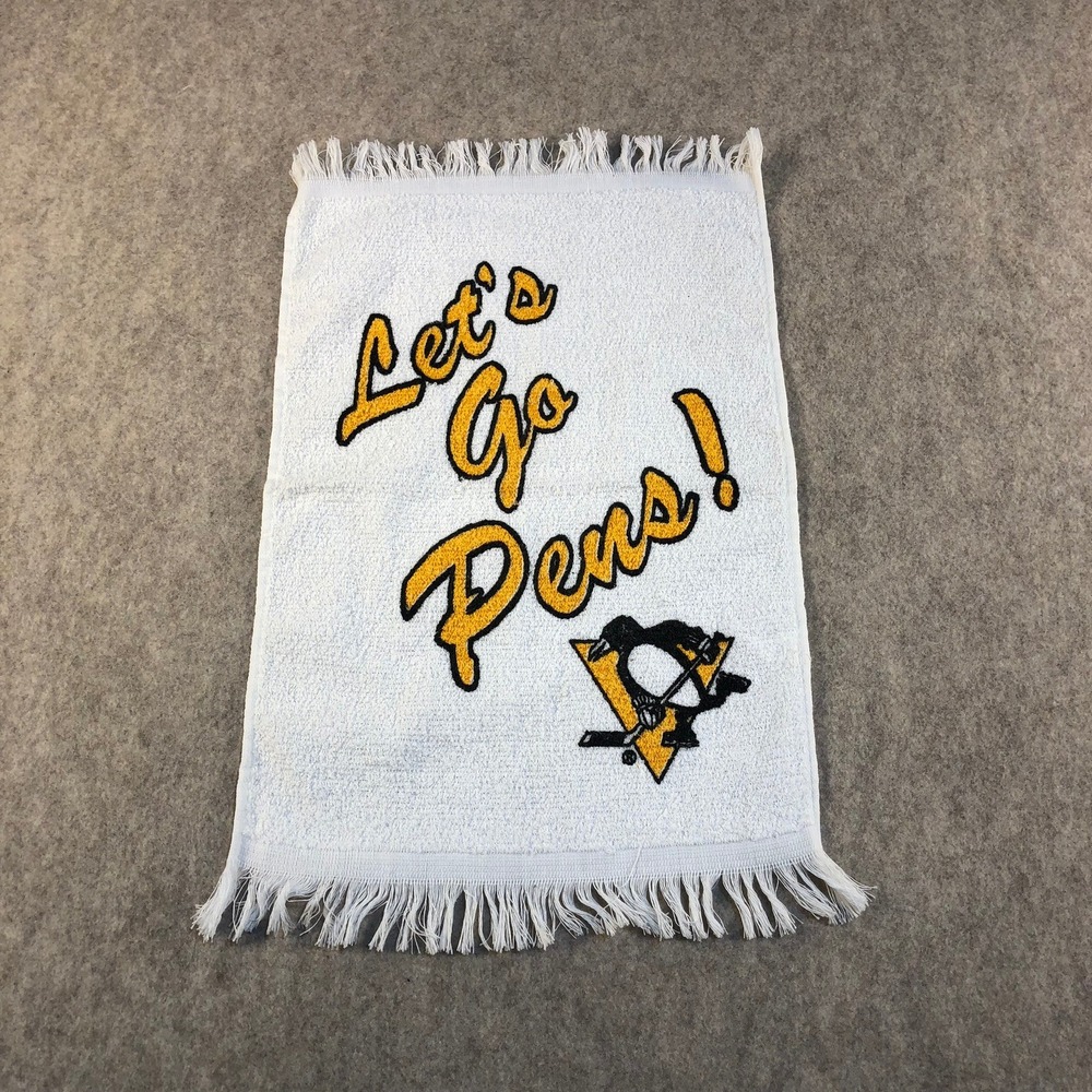 Vintage‎ Pittsburgh Penguins Rally Towel Lets Go Pens Fan Gear